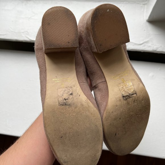 Jeffrey Campbell Rose Pink Bitsie Heels Suede - Picture 3 of 6